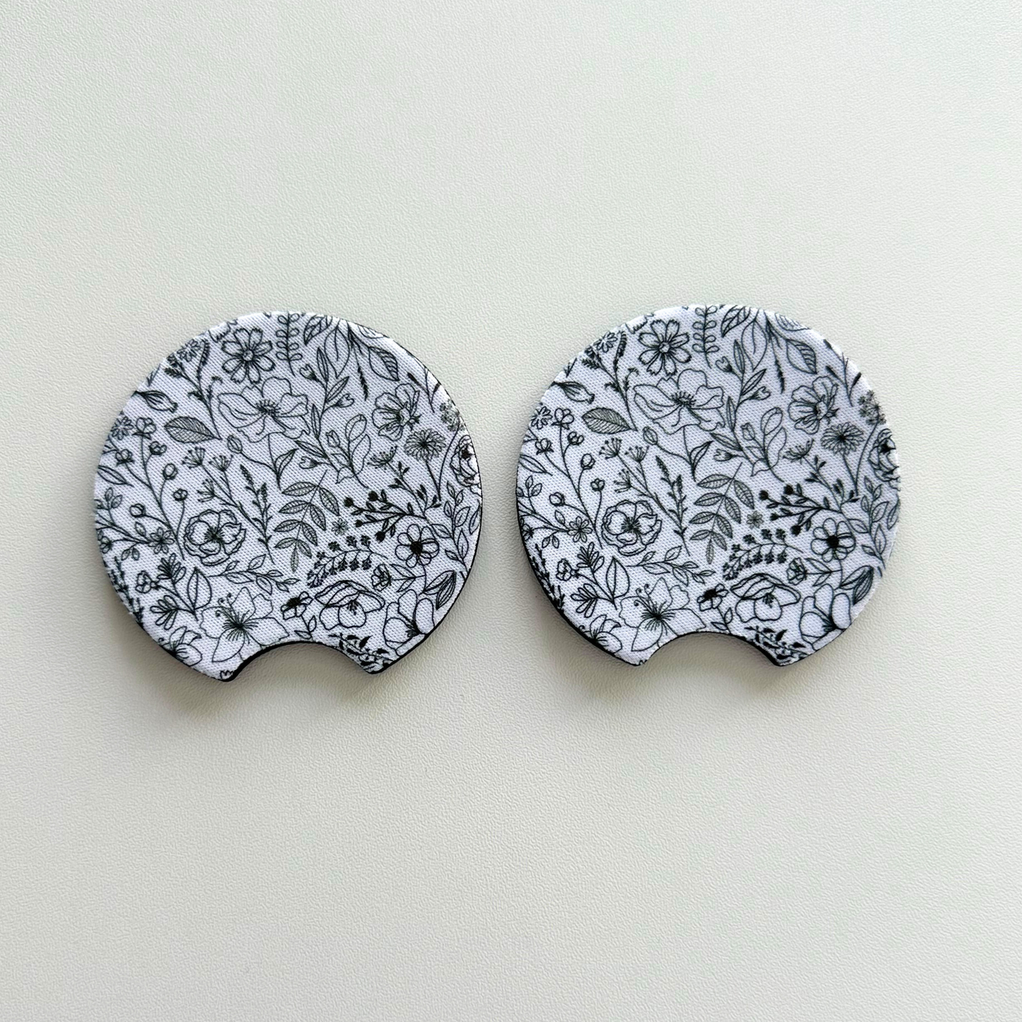 Neoprene Car Coasters | Set of 2 | Stylish Protection for Your Cup Holders