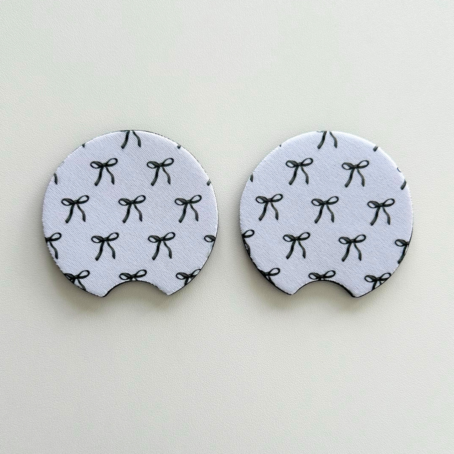 Neoprene Car Coasters | Set of 2 | Stylish Protection for Your Cup Holders