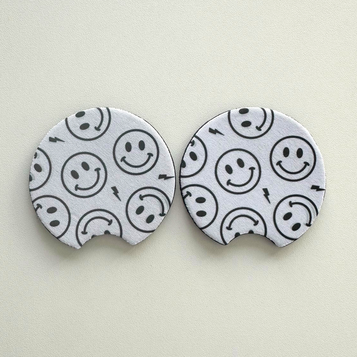 Neoprene Car Coasters | Set of 2 | Stylish Protection for Your Cup Holders
