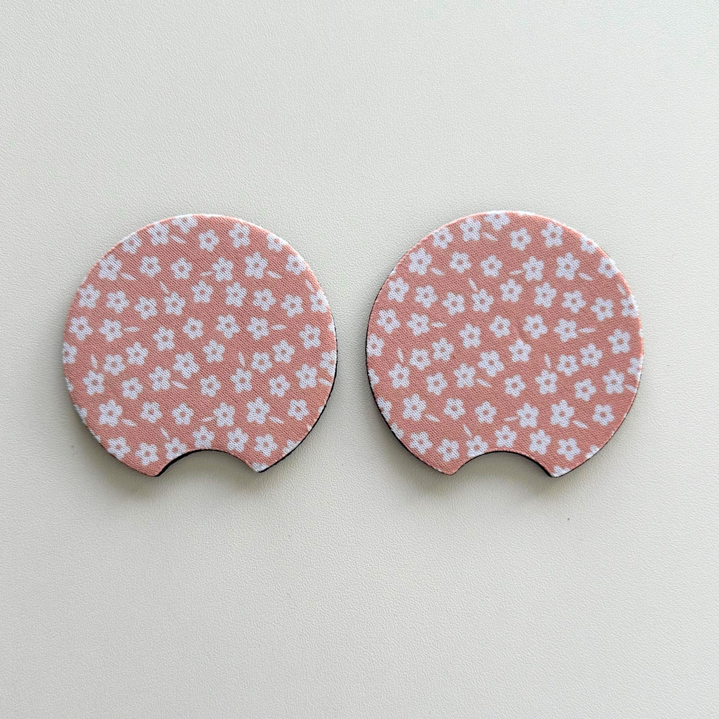 Neoprene Car Coasters | Set of 2 | Stylish Protection for Your Cup Holders
