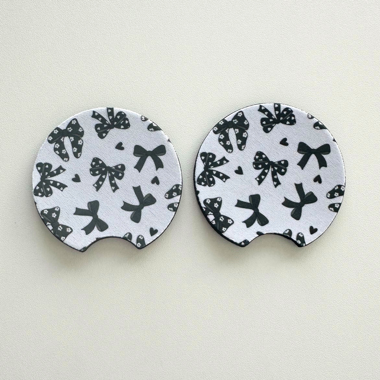 Neoprene Car Coasters | Set of 2 | Stylish Protection for Your Cup Holders