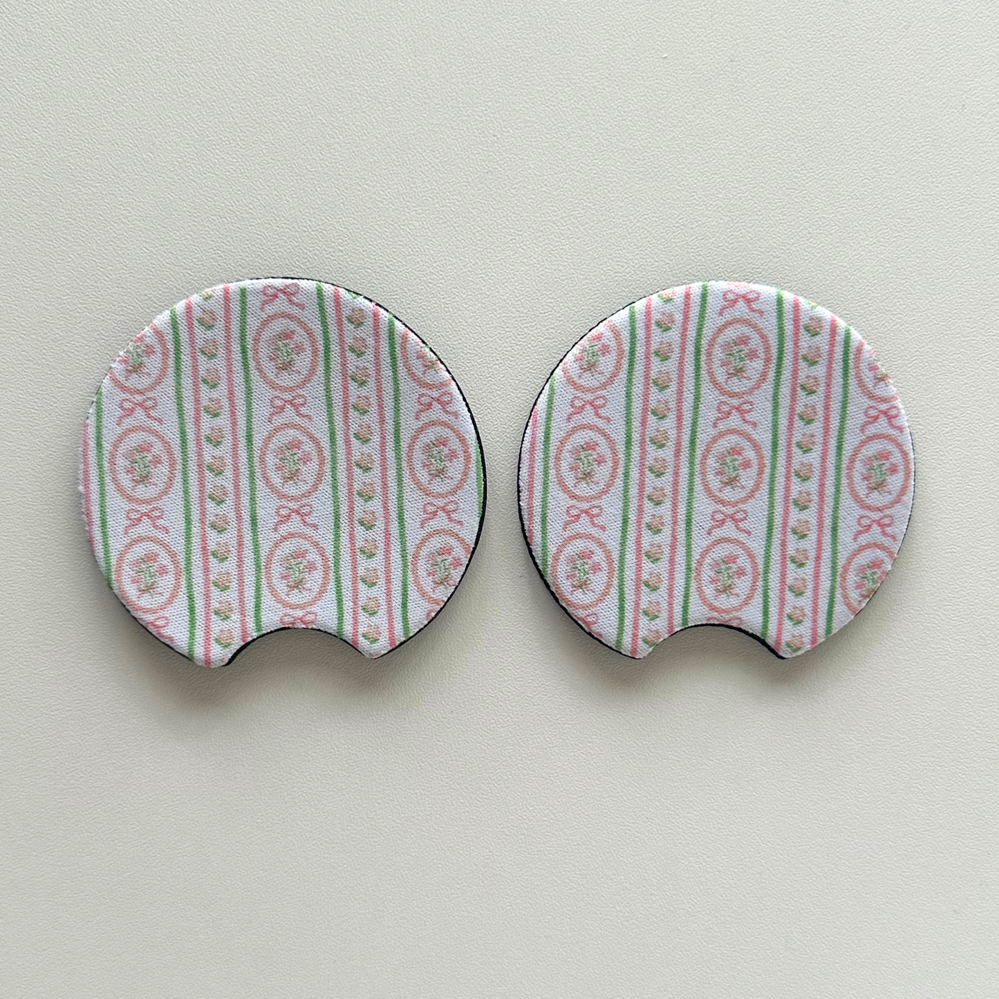 Neoprene Car Coasters | Set of 2 | Stylish Protection for Your Cup Holders