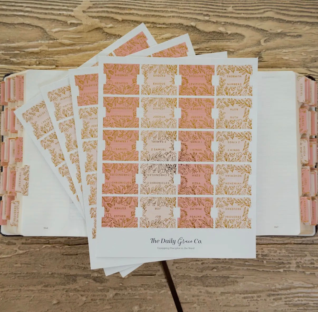 Gold Foil Bible Tabs | Melon