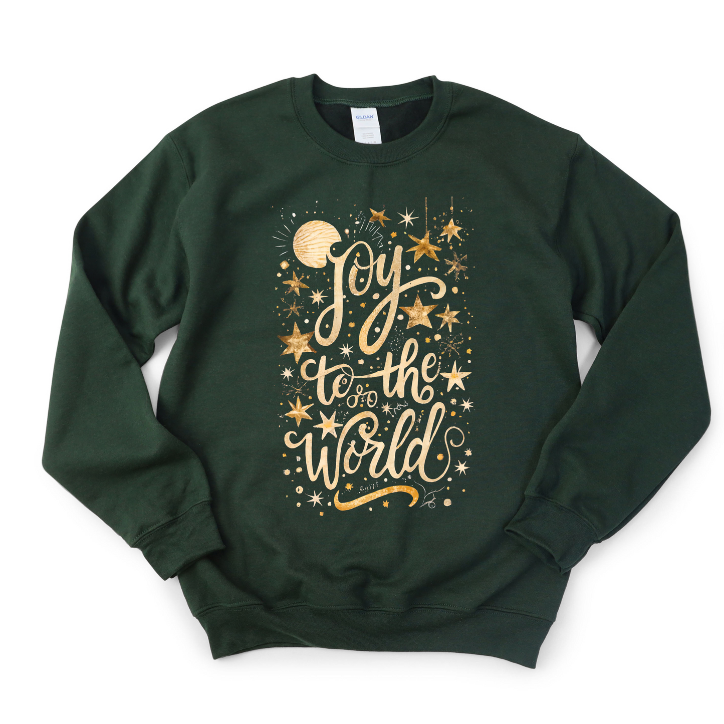Joy To The World Sweatshirt | Forest Green
