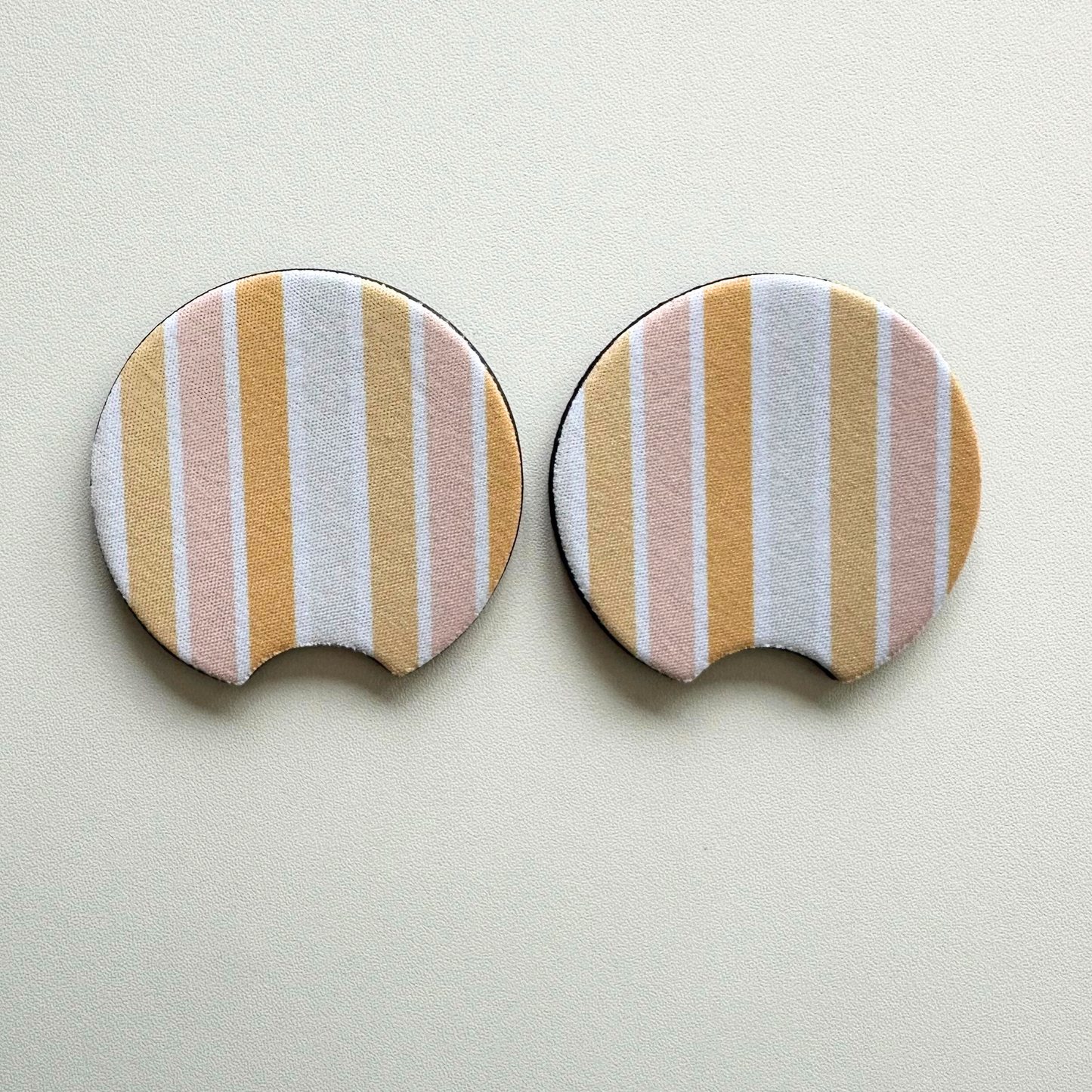 Neoprene Car Coasters | Set of 2 | Stylish Protection for Your Cup Holders