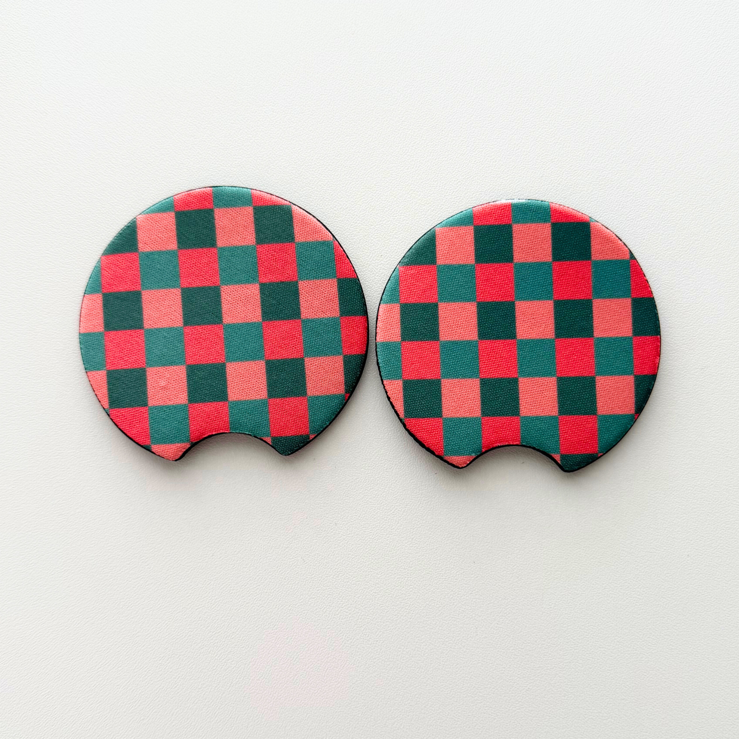 Neoprene Car Coasters | Set of 2 | Stylish Protection for Your Cup Holders