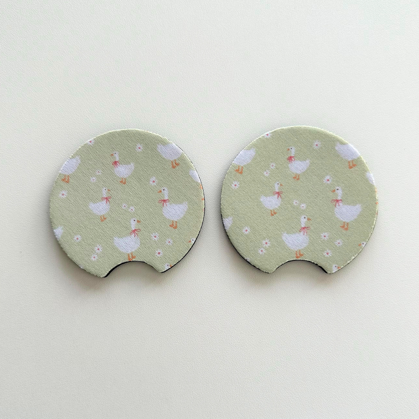 Neoprene Car Coasters | Set of 2 | Stylish Protection for Your Cup Holders