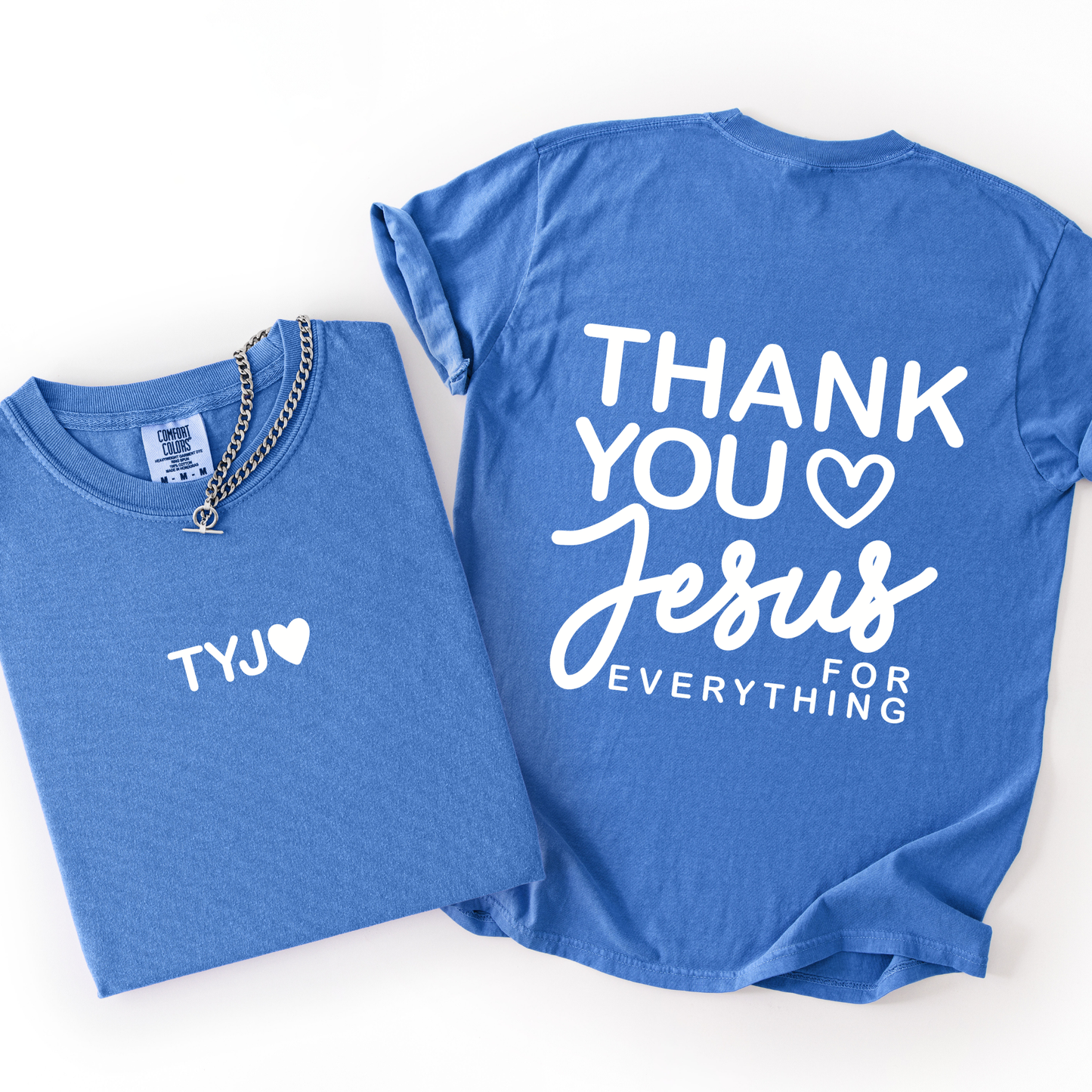 Thank You Jesus T-Shirt | Flo Blue