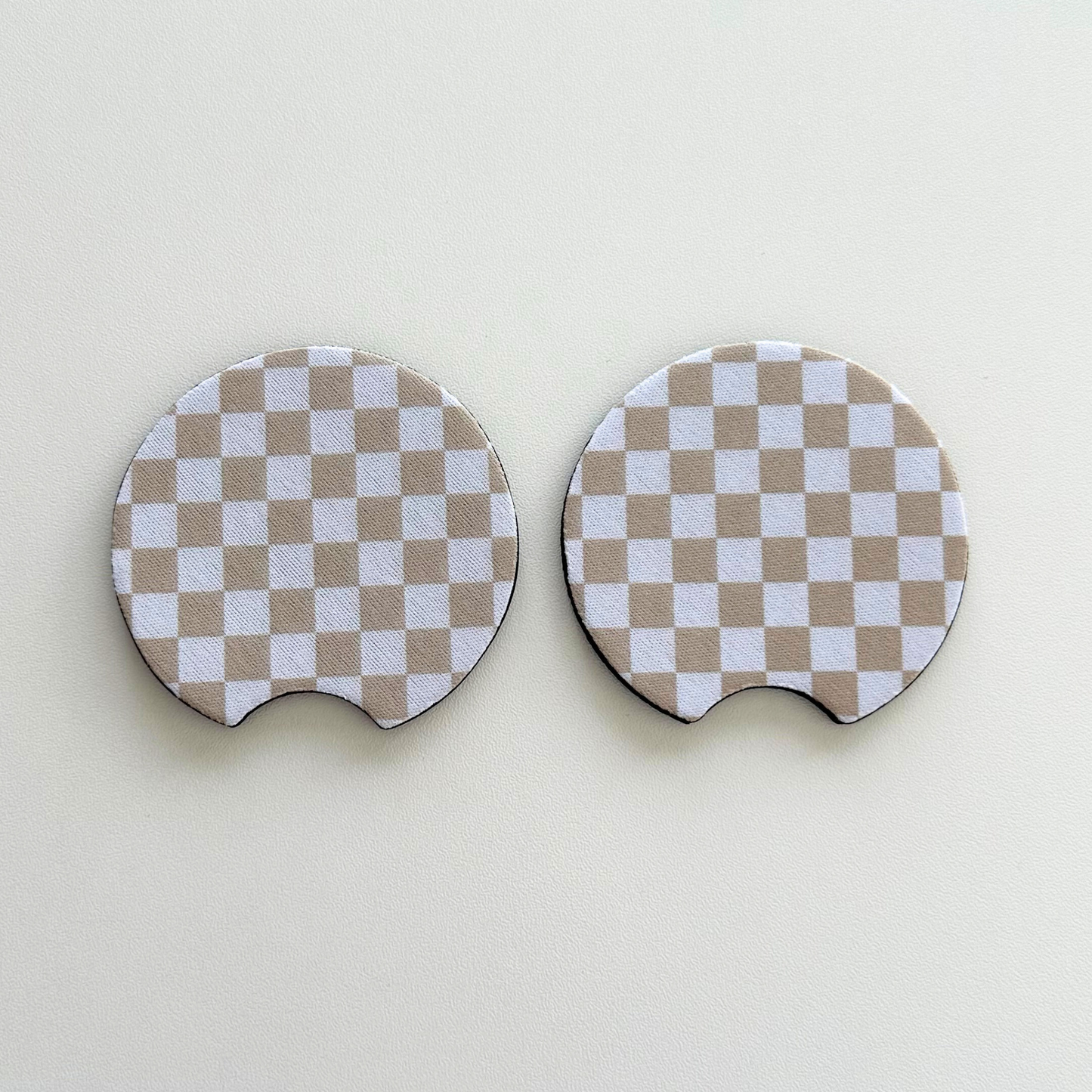Neoprene Car Coasters | Set of 2 | Stylish Protection for Your Cup Holders