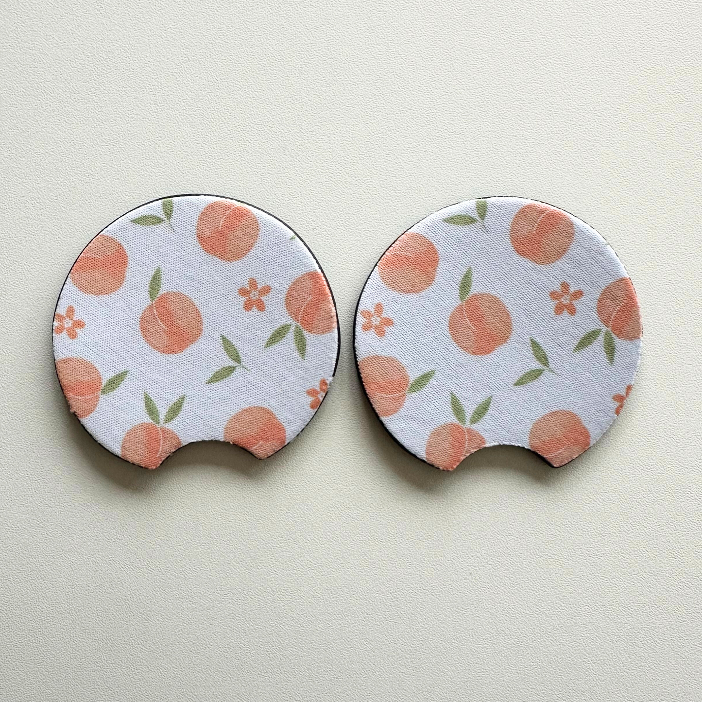Neoprene Car Coasters | Set of 2 | Stylish Protection for Your Cup Holders