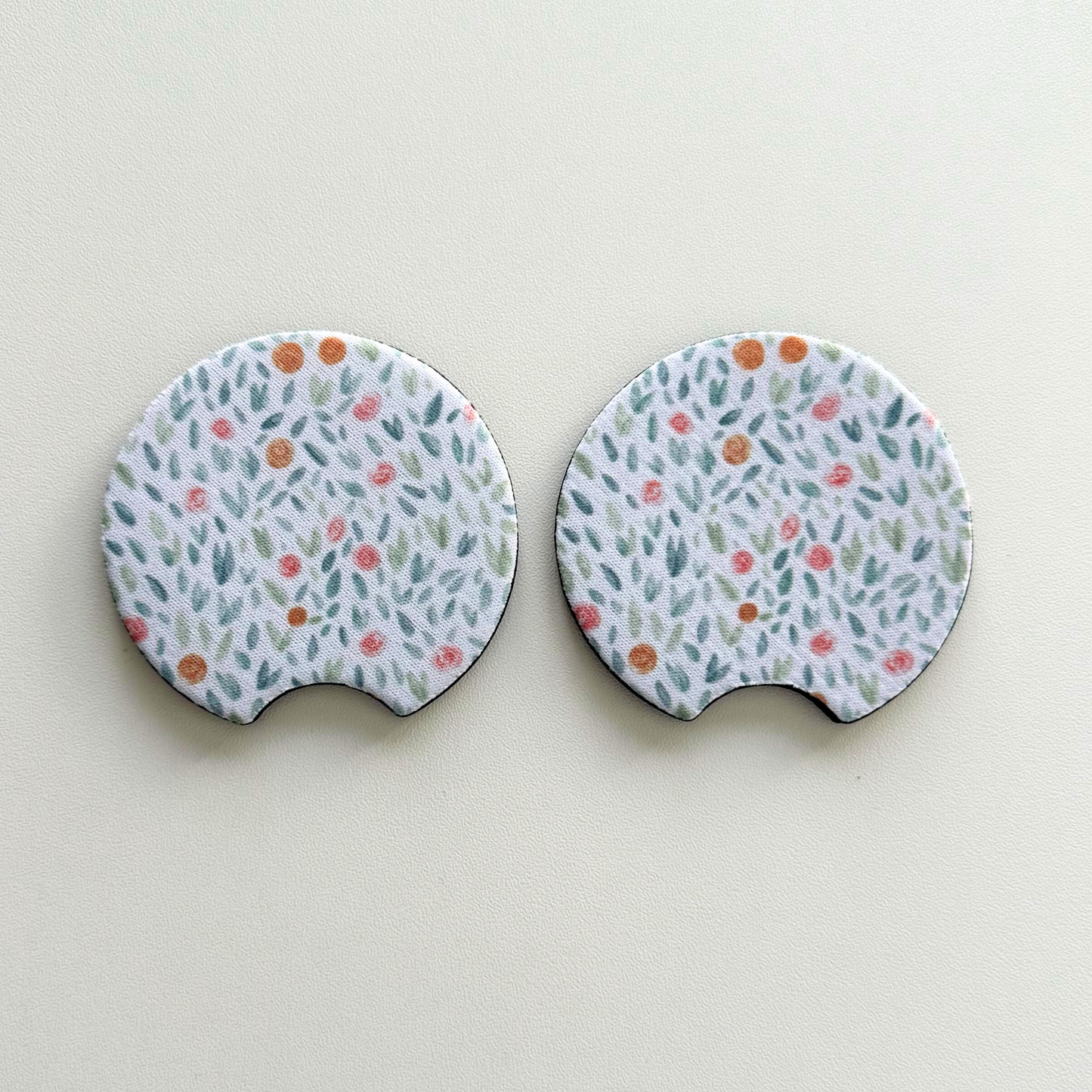 Neoprene Car Coasters | Set of 2 | Stylish Protection for Your Cup Holders