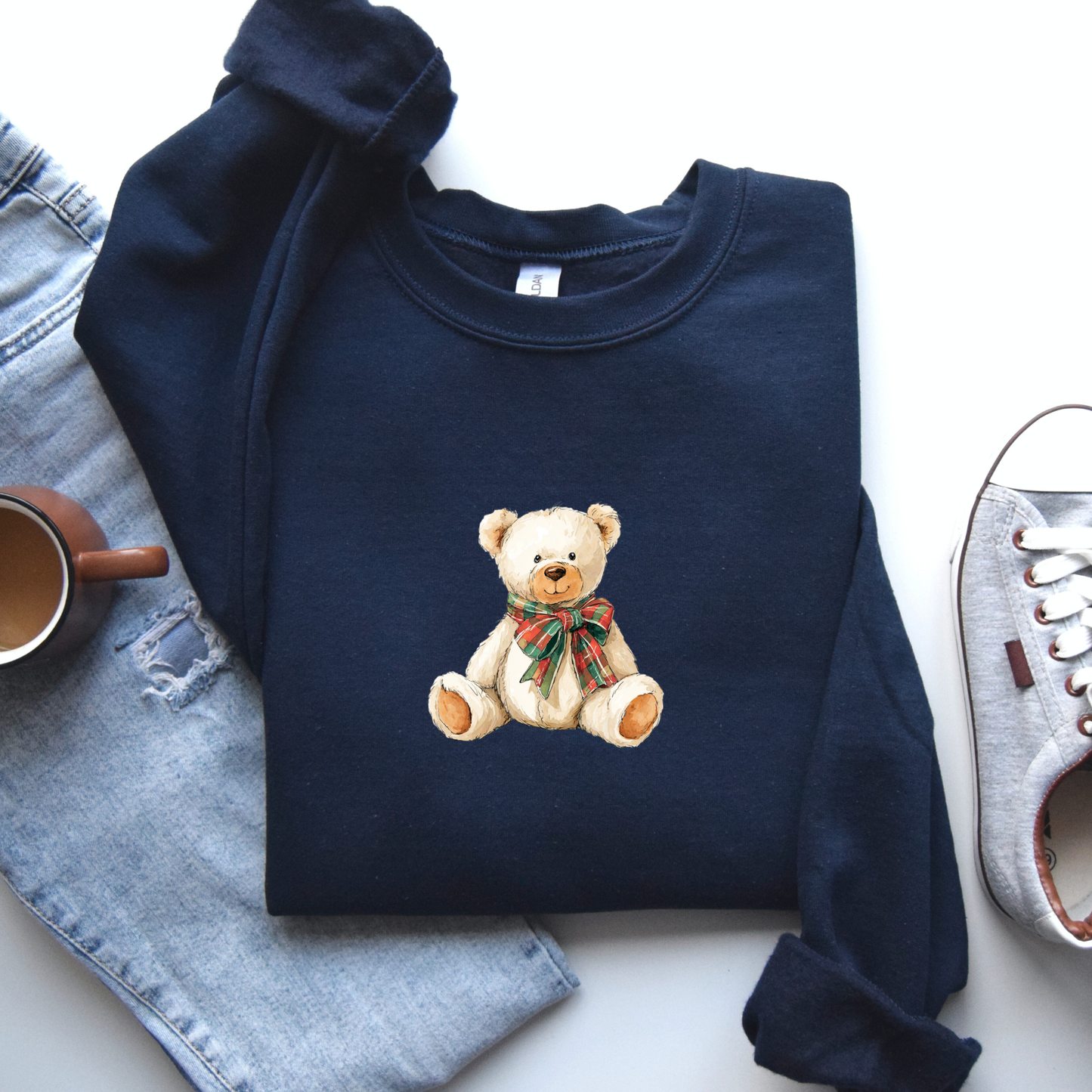Holiday Teddy Sweatshirt | Navy