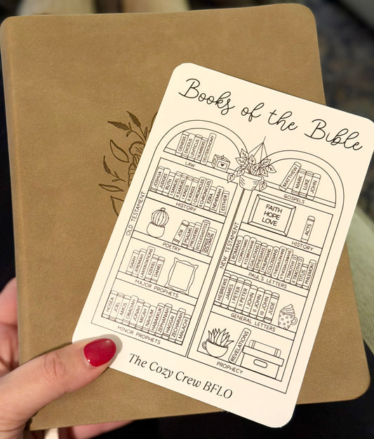 NEW Books Of the Bible Sticker 4" x 6"