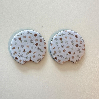 Neoprene Car Coasters | Set of 2 | Stylish Protection for Your Cup Holders