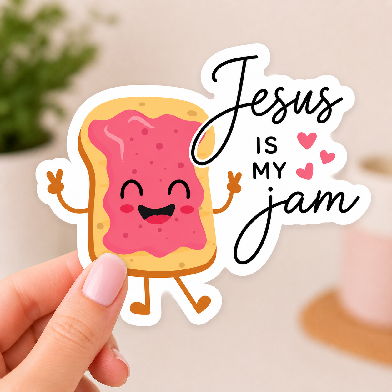 Jesus Is My Jam 3" Vinyl Sticker