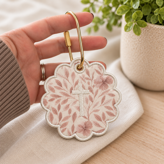 Floral Haze Cross Bag Tag