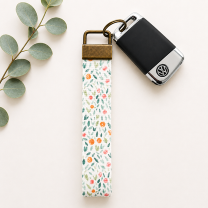Key Fob Wristlet | Antique Brass Hardware | Stylish & Functional