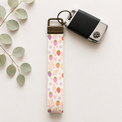 Key Fob Wristlet | Antique Brass Hardware | Stylish & Functional