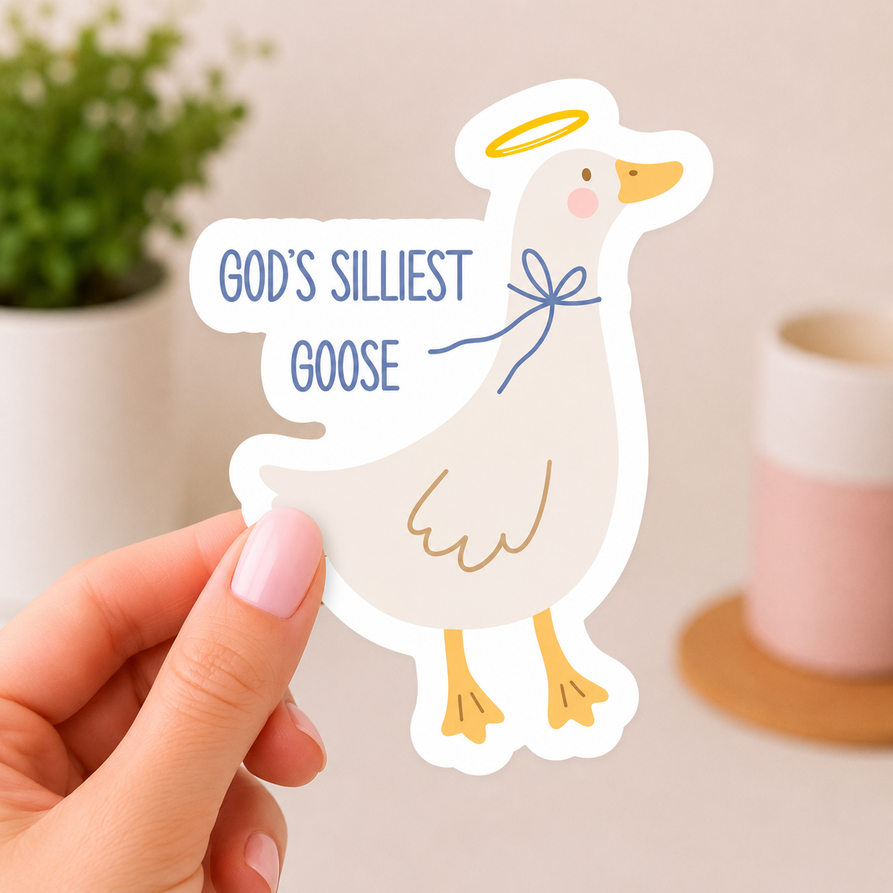 God's Silliest Goose 3" Vinyl Sticker