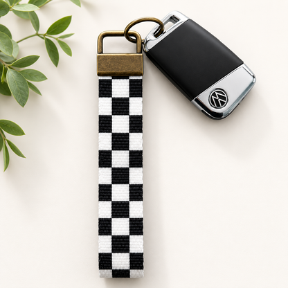 Key Fob Wristlet | Antique Brass Hardware | Stylish & Functional