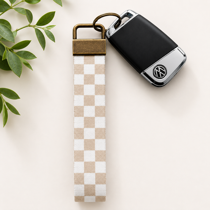Key Fob Wristlet | Antique Brass Hardware | Stylish & Functional