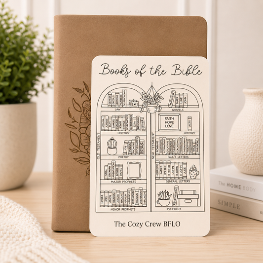 NEW Books Of the Bible Sticker 4" x 6"