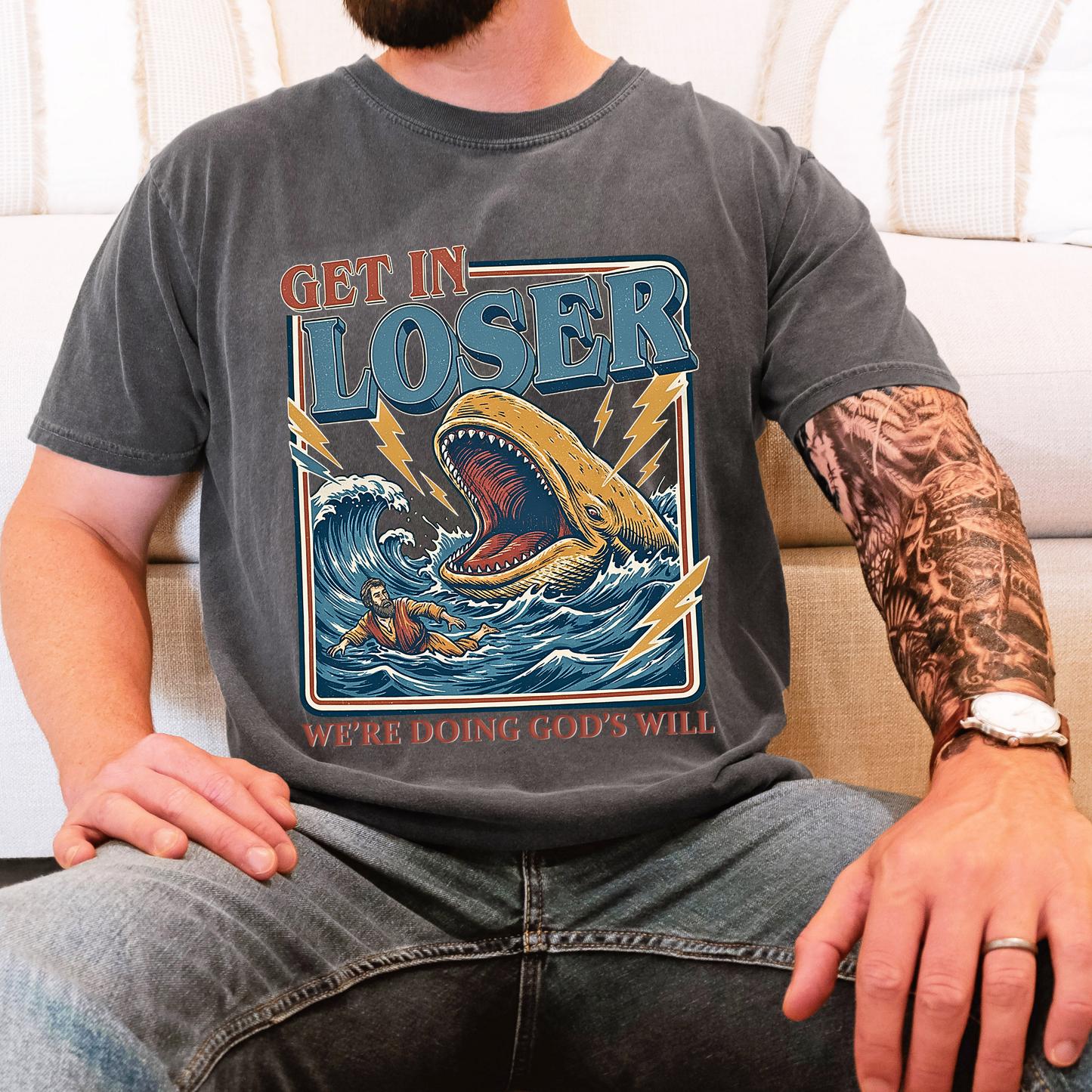 Get In Loser T-Shirt | Pepper