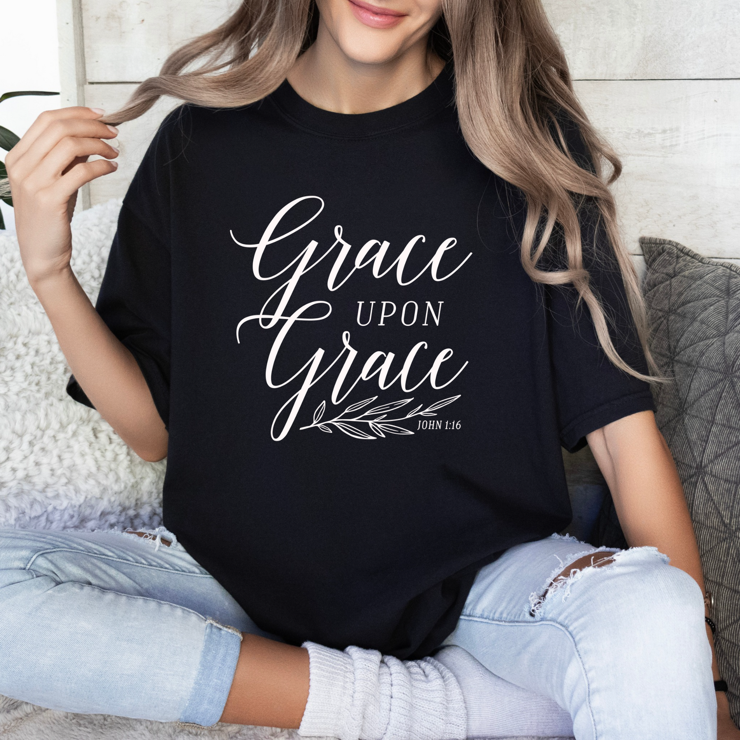 Grace Upon Grace T-Shirt - Black