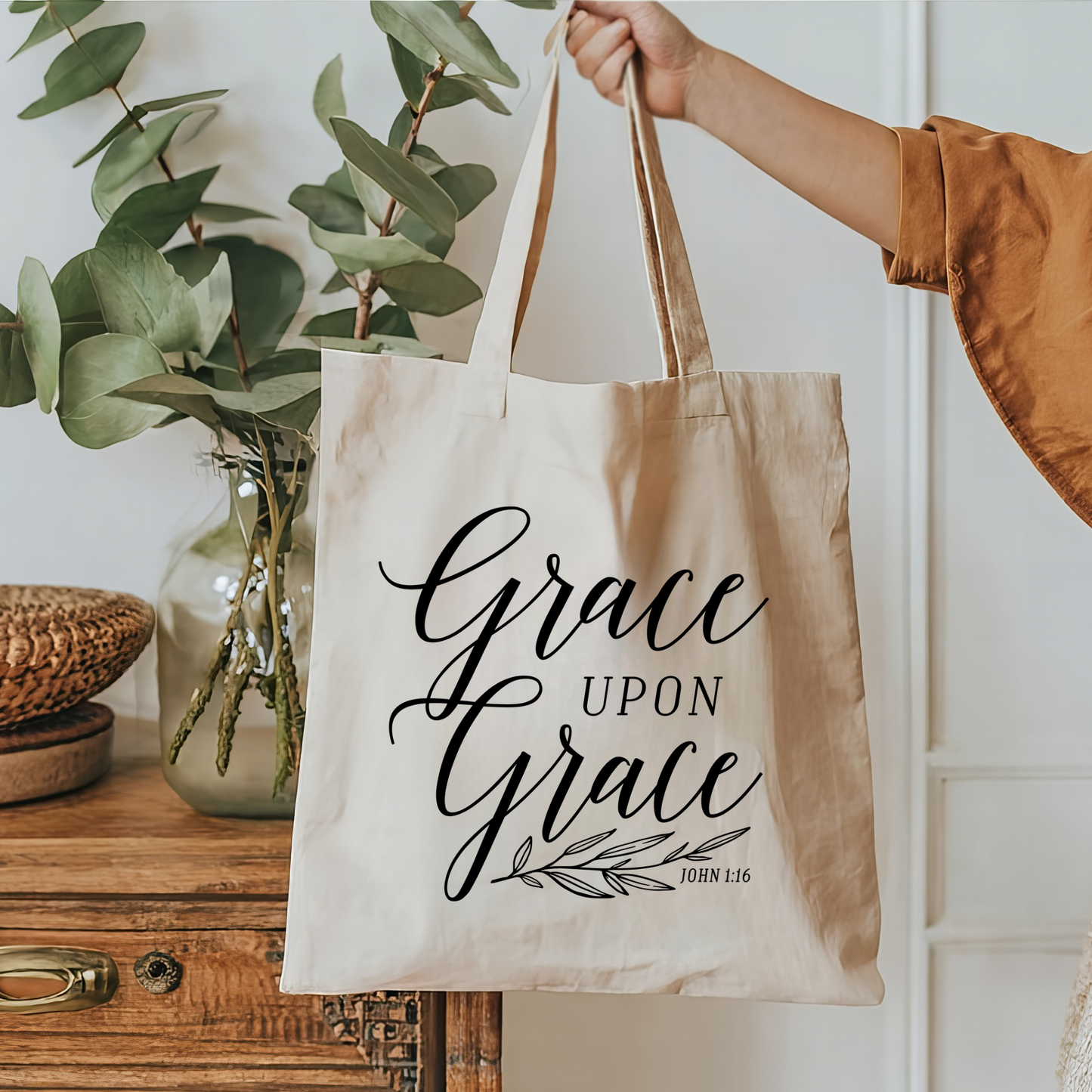 Grace Upon Grace Tote Bag