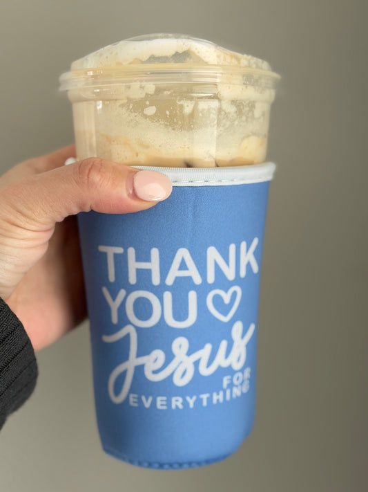 Thank You Jesus Drink Sleeve