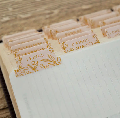 Gold Foil Bible Tabs | Carnation