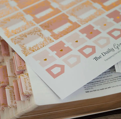 Gold Foil Bible Tabs | Melon