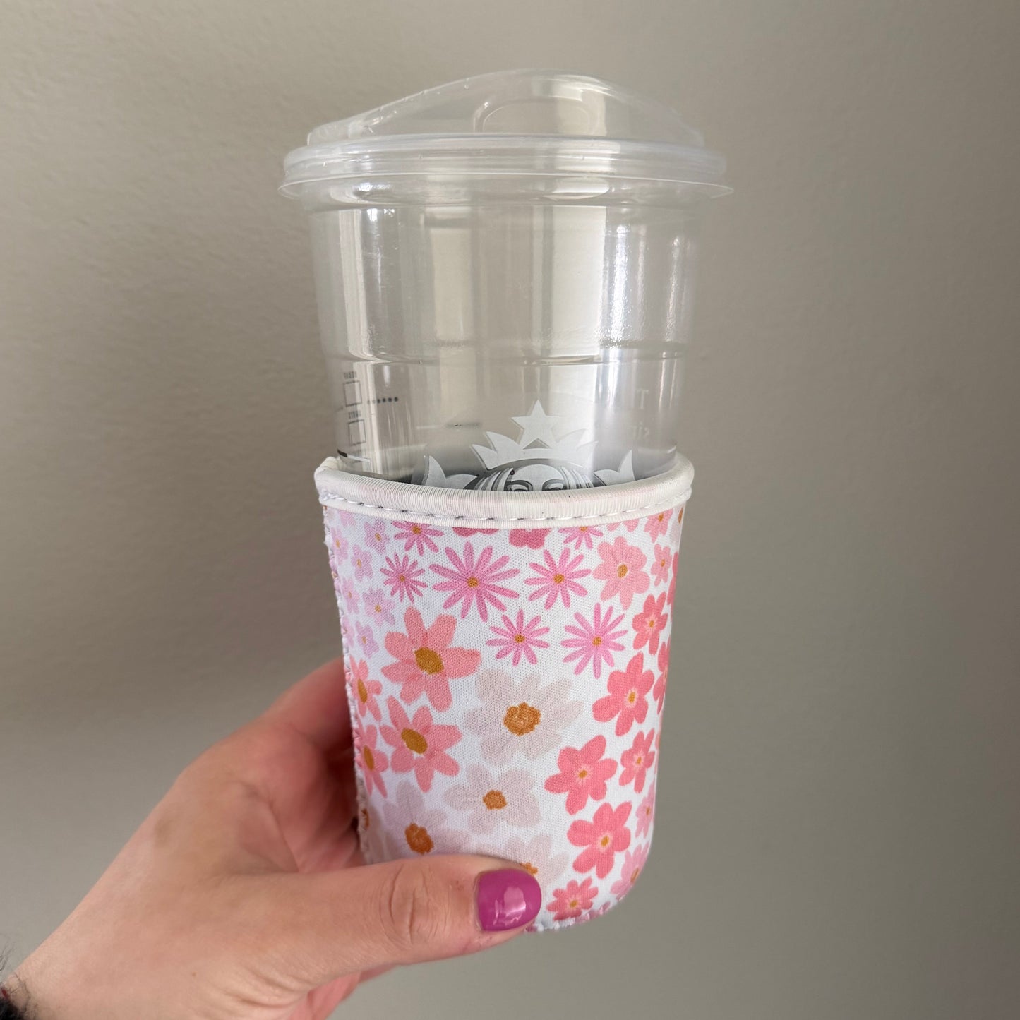 Pink Blooms Drink Sleeve