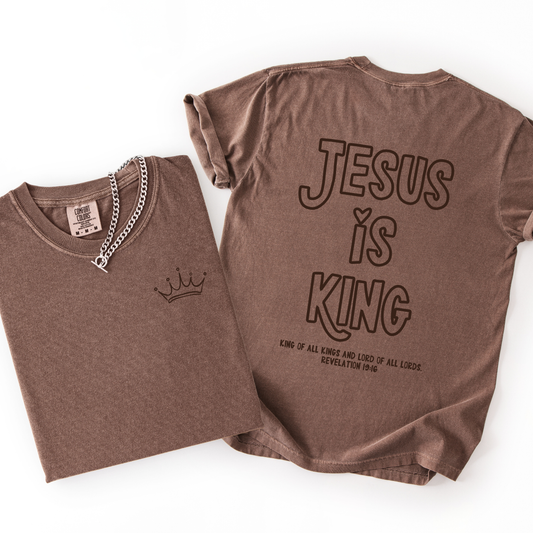 Jesus Is King T-Shirt | Espresso