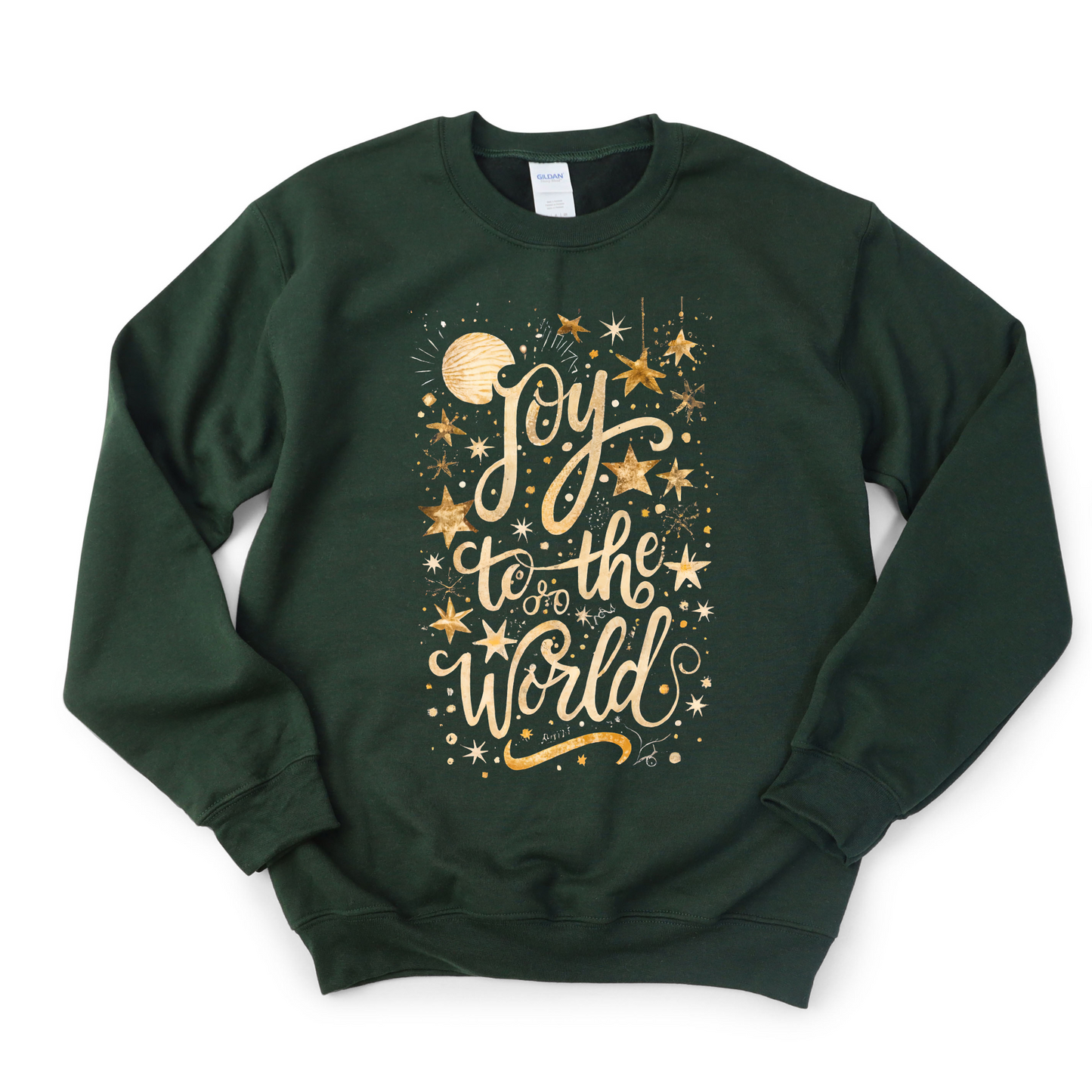 Joy To The World Sweatshirt - Forest Green