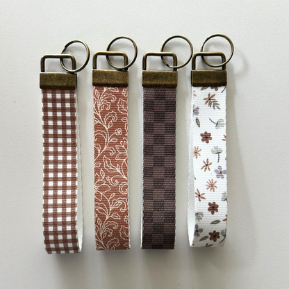 Key Fob Wristlet | Antique Brass Hardware | Stylish & Functional