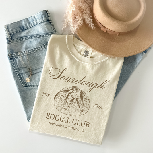 Sourdough Social Club T-Shirt - Ivory