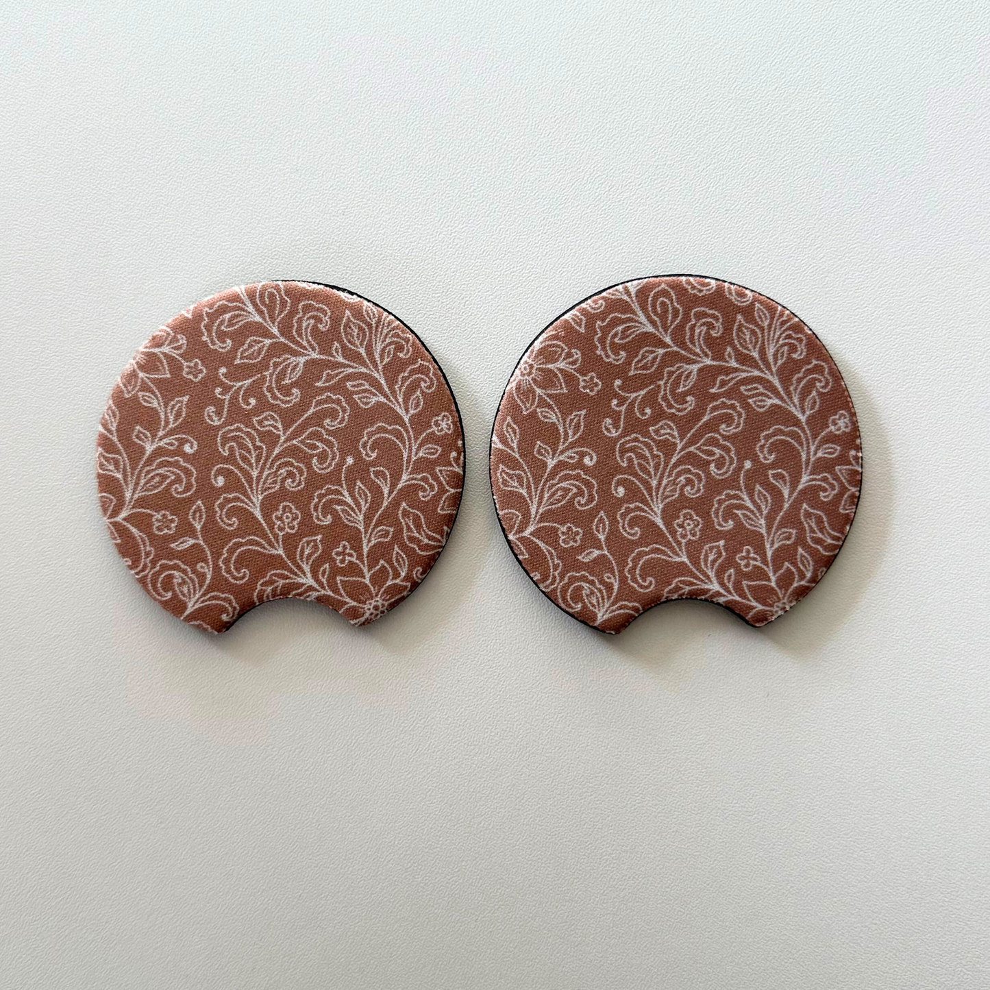 Fall Neoprene Car Coasters | Set of 2 | Stylish Protection for Your Cup Holders
