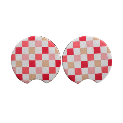 Valentines Car Coasters, Set of 2